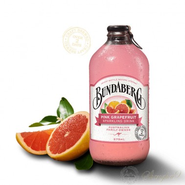 One case of Bundaberg Pink Grapefruit Sparkling Drink