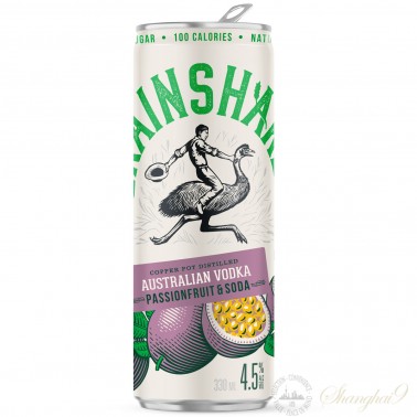 4 cans of Grainshaker Vodka Passionfruit & Soda 4.5% ABV - BUY ONE GET ONE FREE