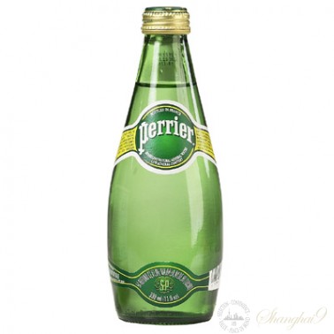 Perrier Sparkling Water  (330ml x 24 Glass Bottles)