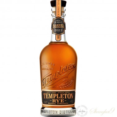 Templeton Rye Barrel Strength 2022 Edition