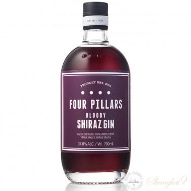 四柱西拉子杜松子酒