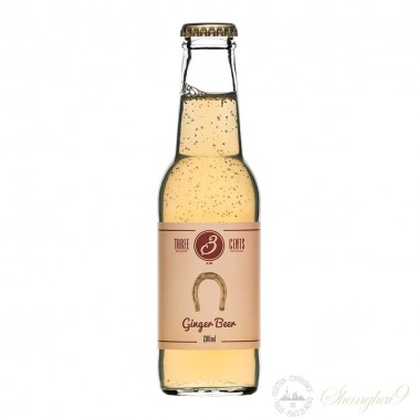 三分姜啤风味汽水(碳酸饮料) 200ml（1箱/24瓶）
